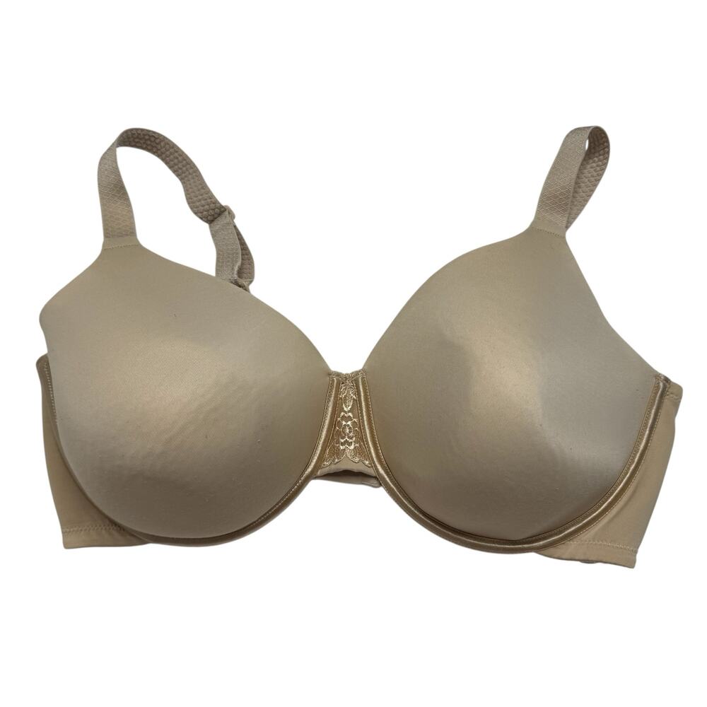 VANITY FAIR Beauty Back Full Figure Underwire Smoothing Bra Beige Sz 40DDD 76380